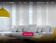 Tablet Screenshot of cortinasvalles.com